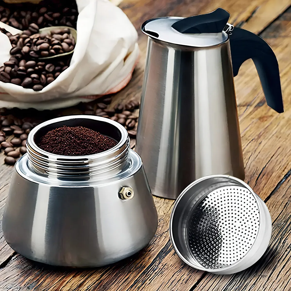 Cafeteira Italiana Inox Bialetti Style