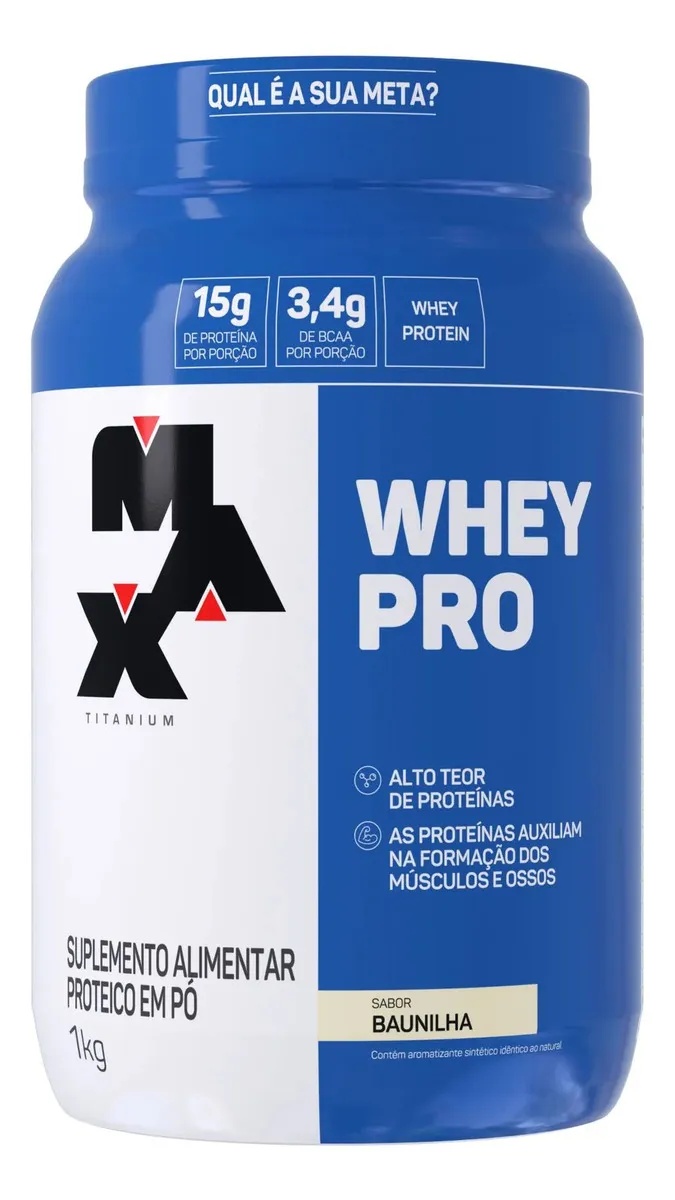 Whey Pro Max Titanium Baunilha 900g: Vale a Pena?