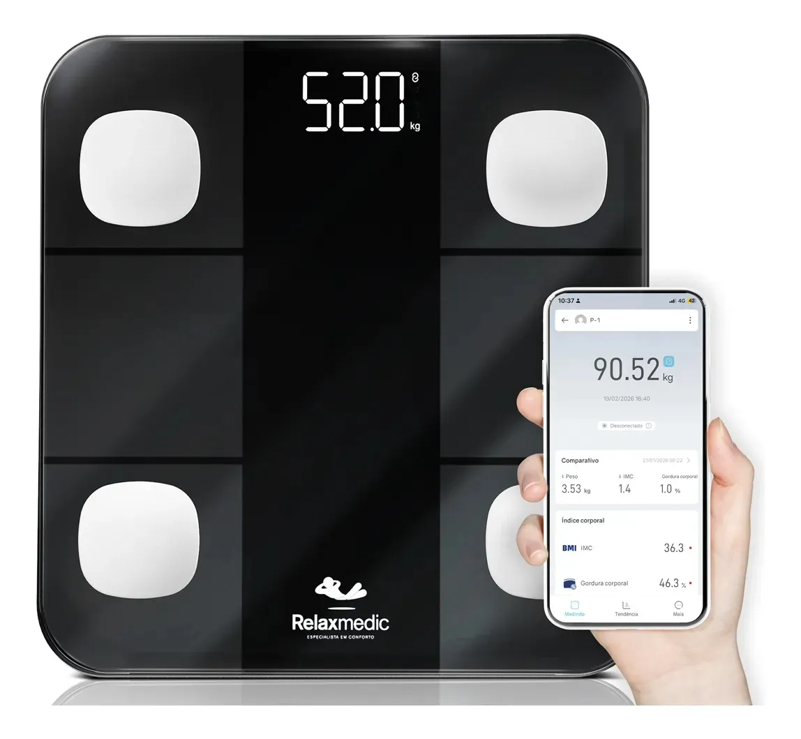 Balança Digital Corporal com Bioimpedância Relaxmedic: Vale a Pena? [Review Completo]