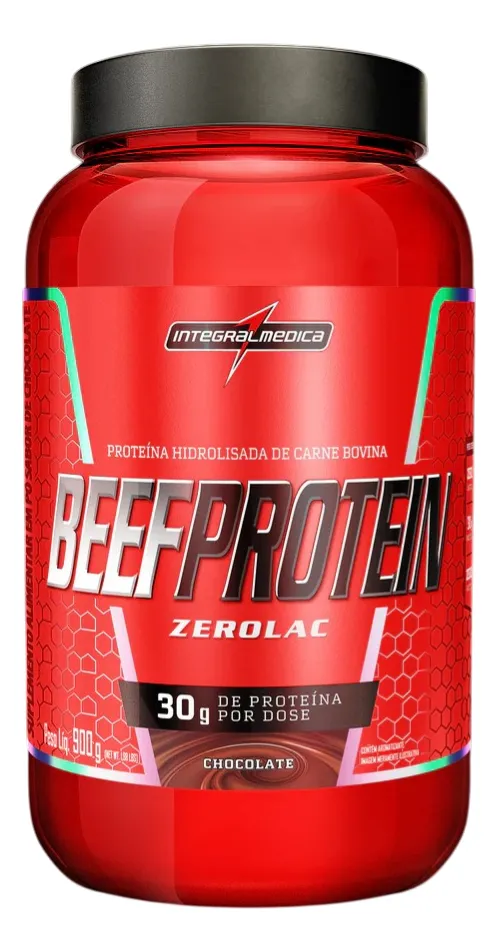 Beef Protein Integral Médica 900g Proteina Carne Zero Lactos Chocolate