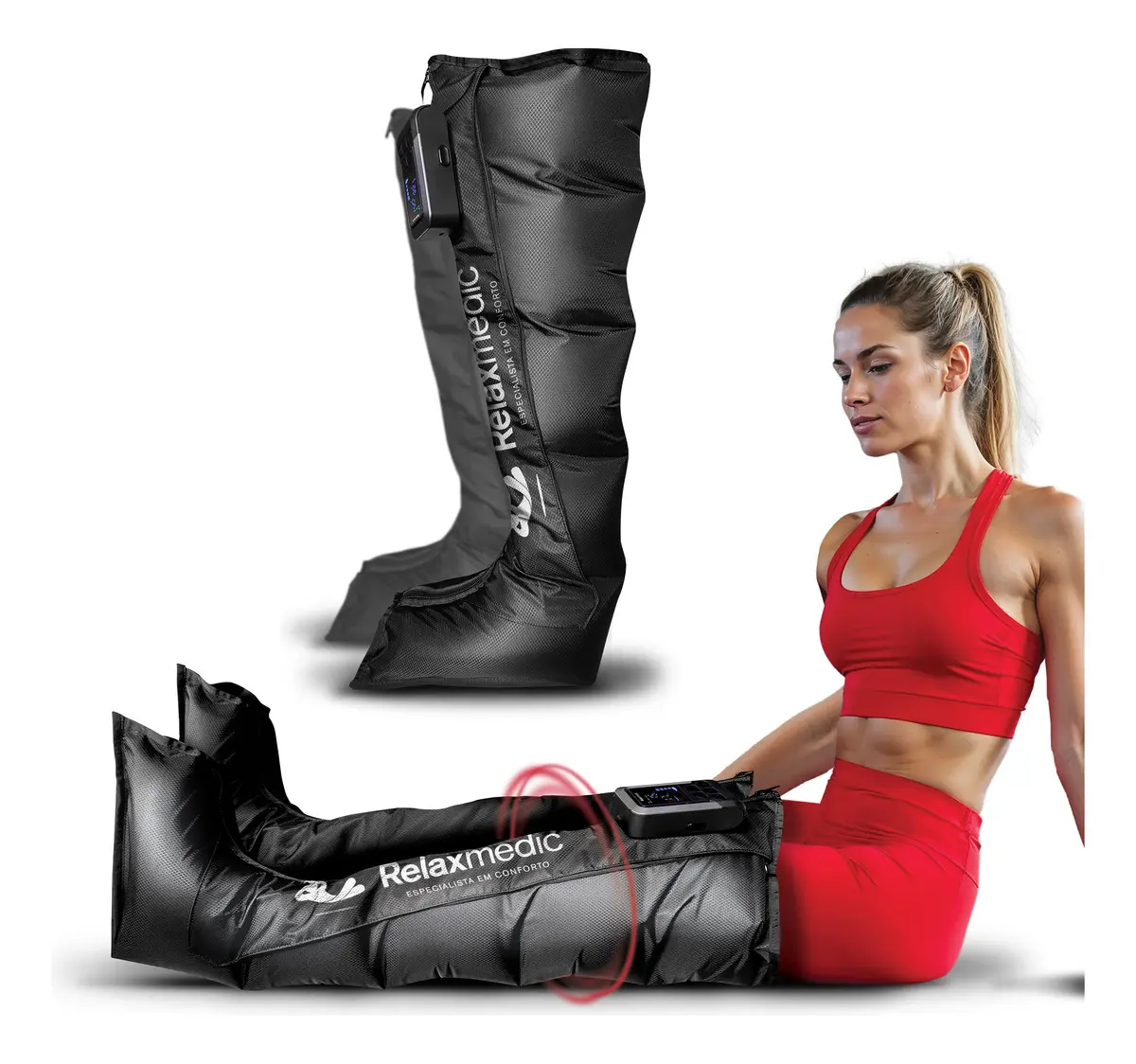 Bota de Compressão Pneumática (F10 Pro): O Segredo do Recovery Muscular Avançado em Casa