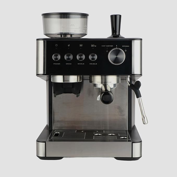 Cafeteira Expresso 15 Bar Com Moedor Integrado 2,3L Inox 220V Vaporizador