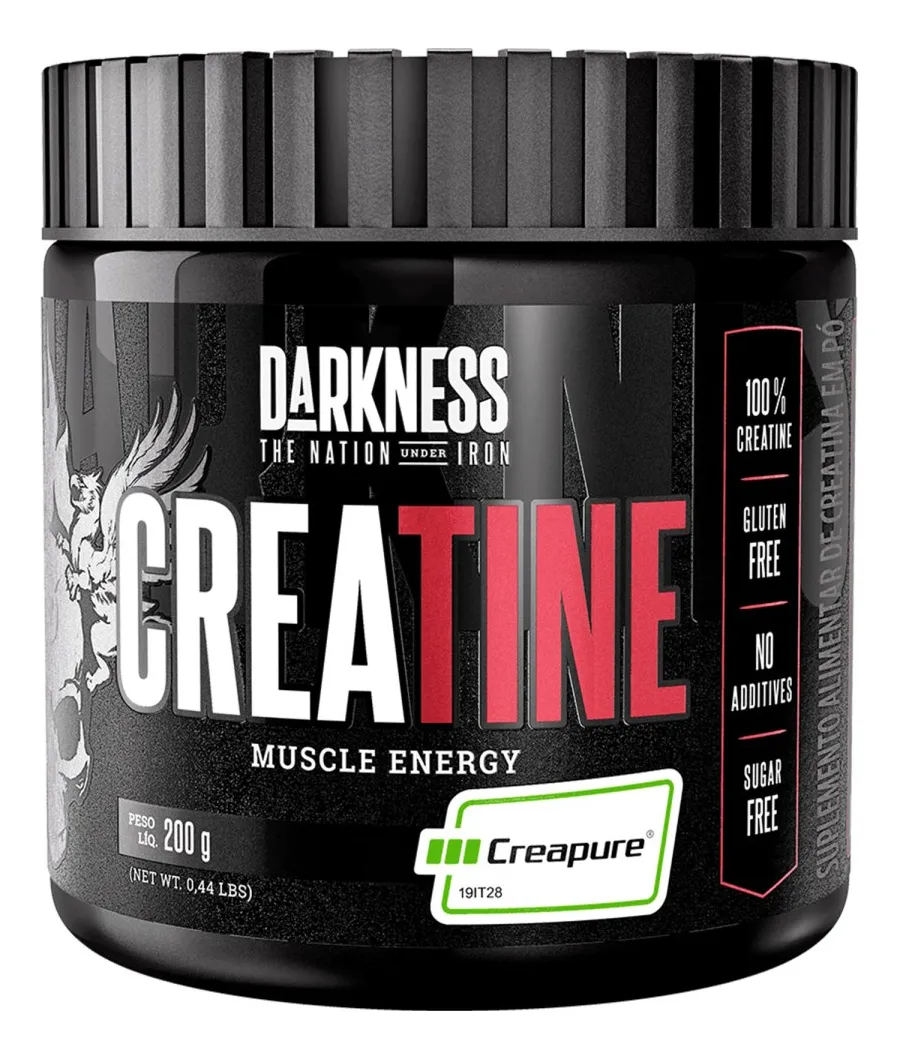Creatina Creapure Darkness 200g: A Escolha de Quem Treina Pesado