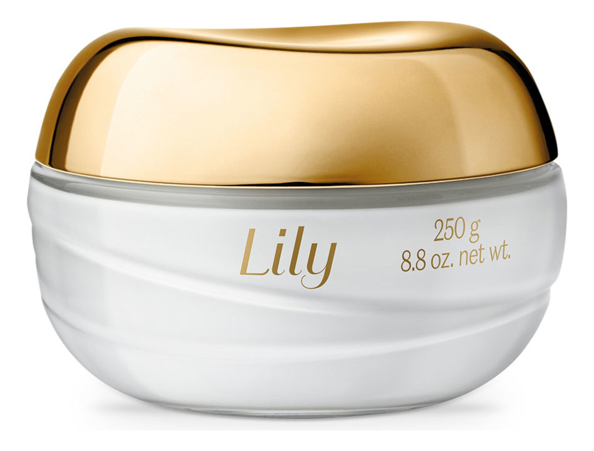 Creme Hidratante Acetinado Lily Boticário 250g Lily Tradicional Floral