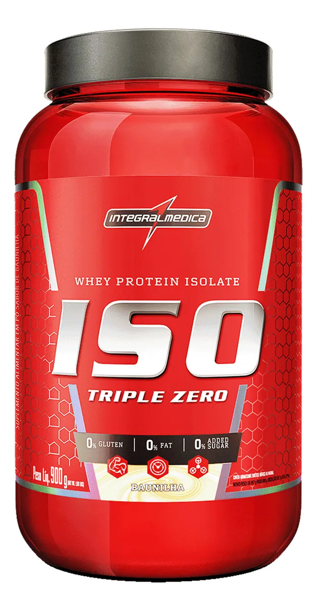 Iso Triple Zero Whey Protein Isolado 900g - Integralmedica