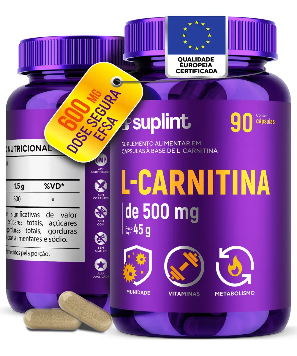 L-Carnitina 500mg Suplint: Para Quem Vale a Pena (e Para Quem Não Vale)