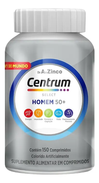 Centrum Homem Select 50+ 150 comprimidos: análise completa