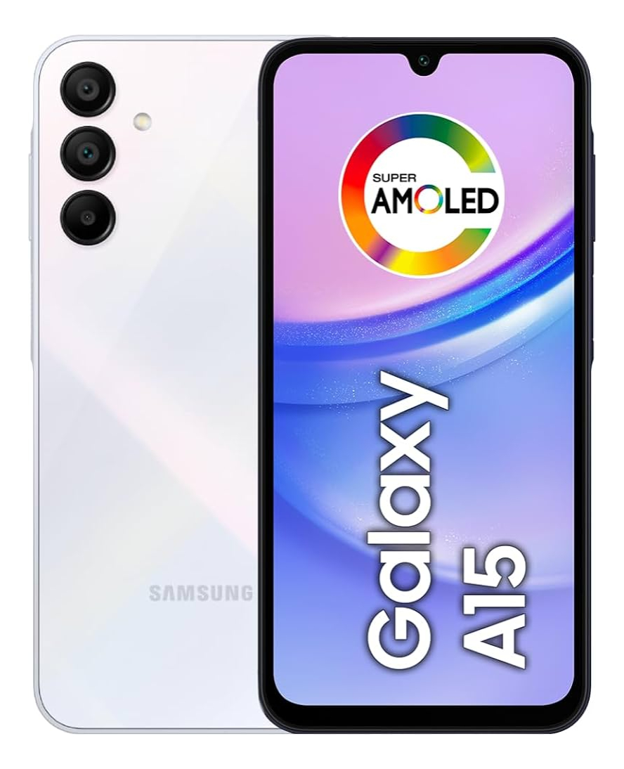 Smartphone Samsung Galaxy A15 128gb Azul 4g Octa Core 4gb Ram Tela 65 Cam Tripla Selfie 13mp Dual Chip 