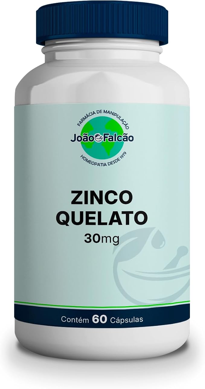 Zinco Quelato 30Mg - 60 Cápsulas
